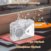 Walkmens Cassette Player Recorders FM AM Radio, Cassette Tape Player Portable Records to MP3 Converter, Built-in Microphone & Speaker, 3.5mm Headphone Jack, Suitable for Outdoor Jogging, Camping