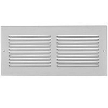 

IMPERIAL MANUFACTURING RG0513 Imperial Sidewall Grille 6 In H X 24 In W 20 Deg Heavy Gauge Steel White