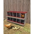 thumbnail image 3 of Kojooin Chicken Laying Box - 10 Compartment Roll Away Nest with Perch & Automatic Egg Collection, 3 of 6