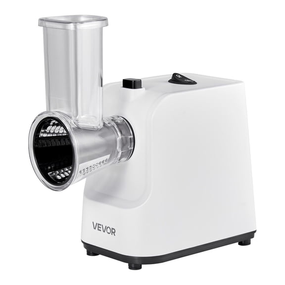 VEVOR Electric Cheese Grater Salad Maker, 200W Salad Shooter, Electric Vegetable Slicer Shredder Chopper for Fruits with 5 Attachments, Stainless Steel Food Cutter for Vegetables, and Cheeses