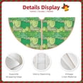 thumbnail image 3 of Sikiie Crocodile And Bush Nativity Christmas Tree Skirt, Jesus Christian Winter Holiday Tree Mat Decoration(30-48IN)48", 3 of 6