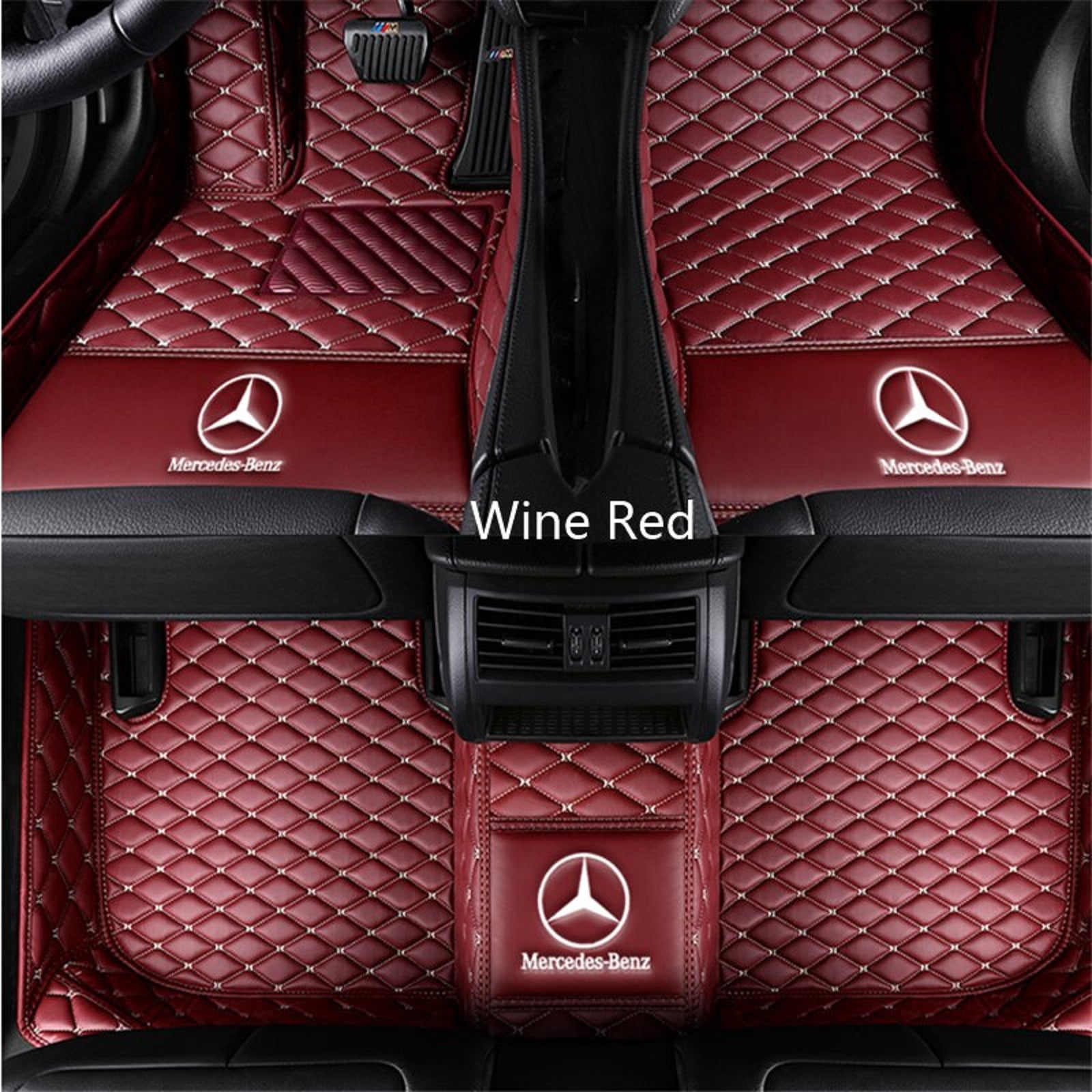 Mercedes-Benz E-Class Convertible 2013-2017 Waterproof Leather Car Floor Mats Car Carpet