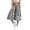 1-Light Gray809, variant on Womens Solid Culottes Skirt Pants Casual Flowy Wide Leg Cropped Trousers,Black
