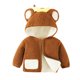 thumbnail image 4 of Abrigo De Invierno Para Niños Pequeños, Chaquetas Para Niños Y Niñas, Abrigo Cálido Para Bebés Recién Nacidos, Prendas De Vestir De Punto, Mono Con Capucha, Café Odeerbi LM103-386, 4 of 9
