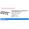 thumbnail image 2 of Parking Brake Shoe - Compatible with 1998 - 2000 Ford Escort 1999, 2 of 2