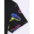 thumbnail image 4 of WIBACKER 2-Piece Summer Pajamas for Kids Boys Game Console Short Sleeves Tee and Shorts Toddler Cool PJs Set Size 3-12Y, 4 of 14