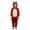 Kid - Red-1, variant on AWZXDE Family Matching Onesie Hooded Reindeer Zipper Jumpsuit for Family Christmas Holiday Loungewear And Photo