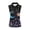 Moon Star Flower Field, variant on Whosucclay Jamaican Flag Print Athletic Tank Tops Shirts Workout Tank Tops for Women, Quick Dry Half Zip Collar for Golf Sports Hiking