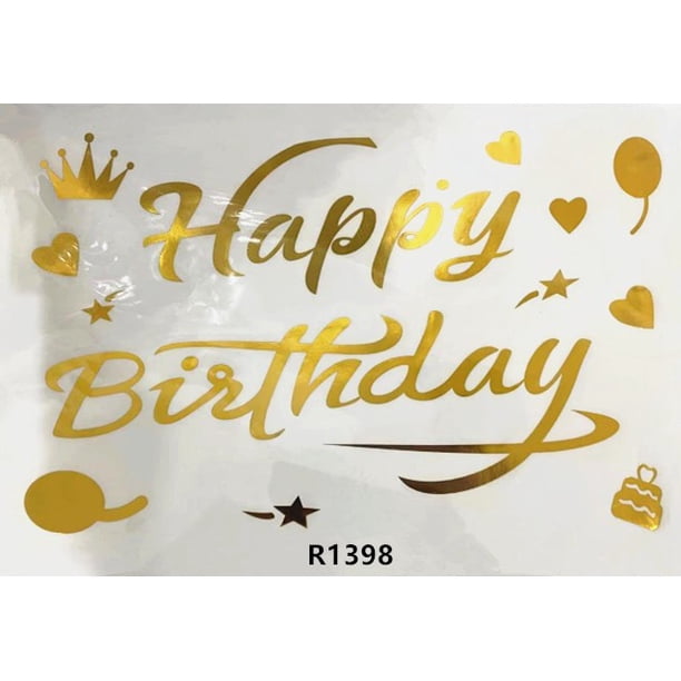 Nuevo 18-36 Pulgadas Bobo Bola Pegatina Feliz Cumpleaños Pastel Fiesta Creativa DIY Globo Decoración
