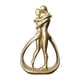 thumbnail image 1 of Estatua de pareja, estatuilla de pareja, artesanía romántica, adorno de escritorio, escultura de amante para aniversario, decoración de dormitorio Oro, 1 of 8