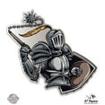 thumbnail image 1 of Knight in Armor - 8" Vinyl Sticker - For Car Laptop I-Pad - Waterproof Decal, 1 of 1