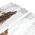 thumbnail image 3 of Bath Curtain & Non-Slip Bath Mat Set 12-Grommet Shower Curtain Memory Foam Bath Rug Majestic Horses, 3 of 8