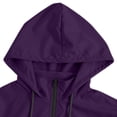 thumbnail image 5 of DDAPJ pyju Women's Raincoats Lightweight Waterproof Rain Jackets Adjustable Drawstring Hooded Windbreaker with Pockets for Travel Outdoor Cycling Hiking Running XL, 5 of 8