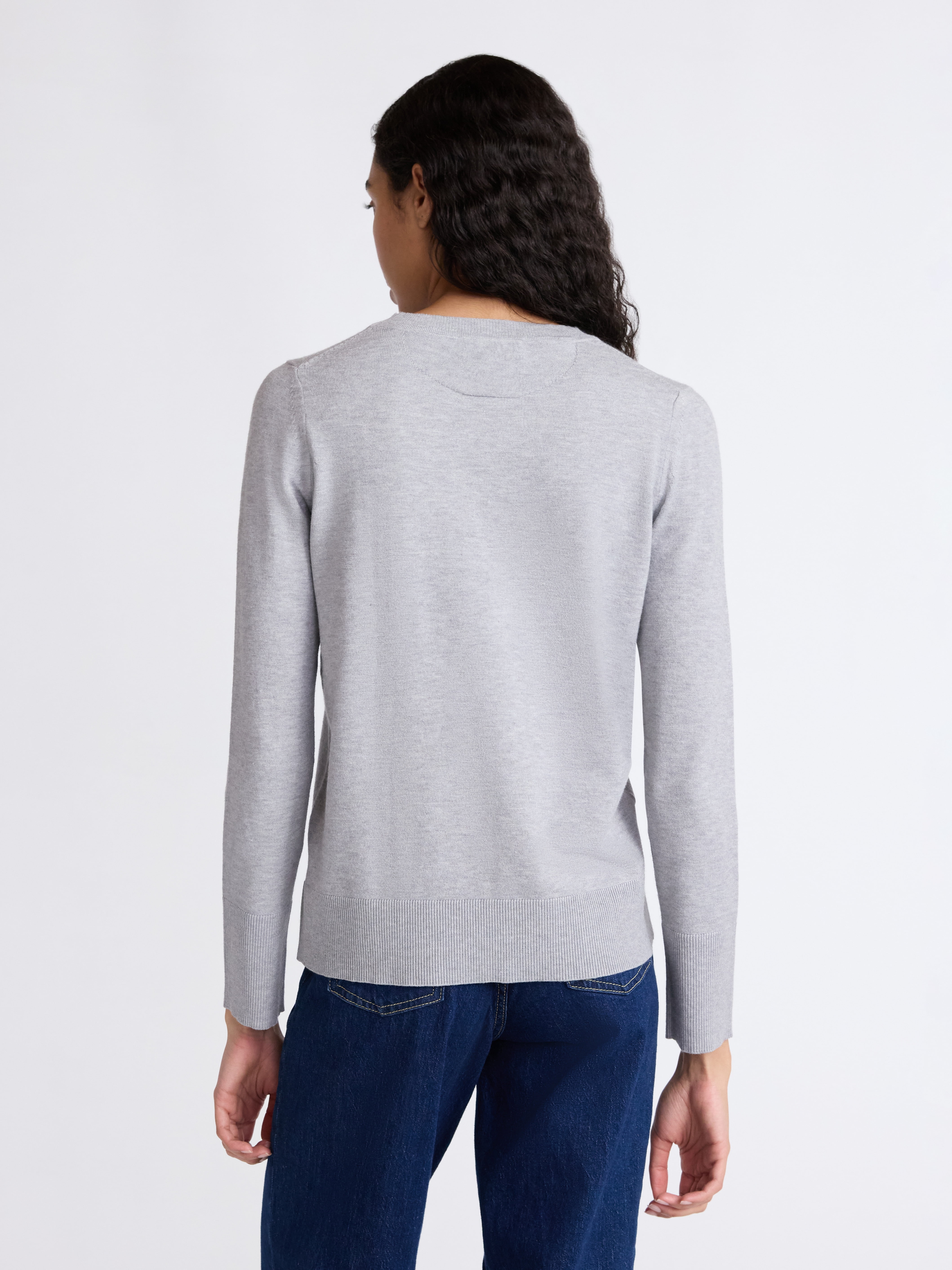 Free Assembly Women's and Women's Plus Cozy Yarn Crewneck Sweater with Long Sleeves. Lightweight, Sizes XS-4X