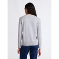 thumbnail image 2 of Free Assembly Women's and Women's Plus Cozy Yarn Crewneck Sweater with Long Sleeves. Lightweight, Sizes XS-4X, 2 of 5