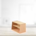 thumbnail image 3 of Simulation Dollhouse Miniature Wooden Shelf Life Scene Organizer Landscape Bookshelf Mini Display Shelf for Dollhouse Bedroom, 3 of 7