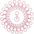 thumbnail image 1 of Lobster Claw Clasps for Keychains 24Pcs Metal Large Lobster Claw Clasps Flat Split Key Chain Rings Bag Charm Clip Keychain Clip Hooks for DIY Key Chain Supplies Accessories.,Pink, 1 of 4