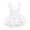 White, variant on REDARER Girls' Beige Lace Romper Ruffled Flutter Sleeves Tulle Skirt Bodysuit,6-12 Months