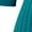Green, variant on AURA Women’s Pleated Midi Dress Suit Collar High Waist Three Quarter Sleeve Solid Color S XXXL