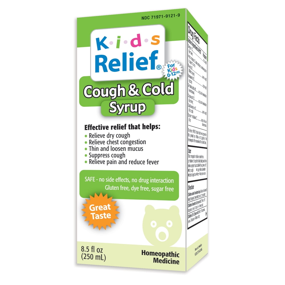 Kids Relief Cough & Cold Syrup For Kids 012 Years (250ML) Walmart
