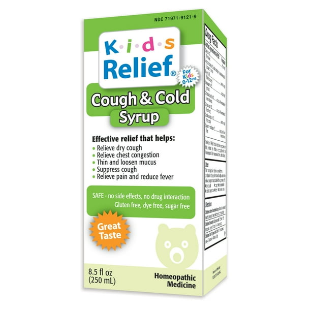 Kids Relief Cough & Cold Syrup For Kids 012 Years (250ML) Walmart
