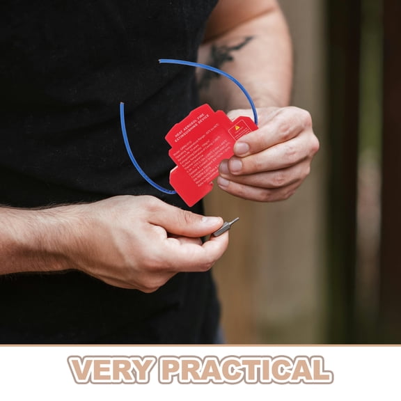 DEEPCRAFF Red Car Engine Bay Extinguisher Compact and Reliable Protection