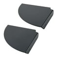 thumbnail image 1 of MOPOOR Lot de 2 Support Mural en Acrylique pour Haut-Parleur, Noir, Grand, Style Moderne, Support Mural pour Petits Appareils, Étagère, Support Mural d'Angle pour Haut-Parleur, Rangement pour Réveil, 1 of 5