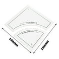 uyhgjm Creative Quilting Cutting Template Grids Crazier Template 2/3Pc
