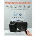 thumbnail image 4 of VEVOR Portable Air Conditioner, 4000BTU 3-Speed Air Conditioning Unit with 24H Timer, Air Portable AC Adjustable from 16-30℃, Compatible with AC/DC for Outdoor Tent Camping, V or Home Use,Dark Grey, 4 of 9