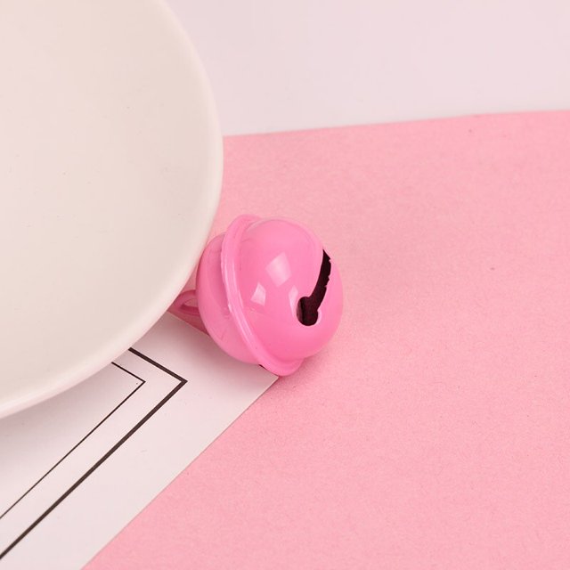 Colgantes de Navidad de cascabeles bonitos, cuentas sueltas de 22mm para manualidades, campanas de árbol de Navidad, decoración de mascotas para fiesta, accesorios hechos a mano