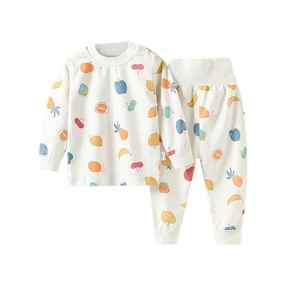 Toddler Baby Boy Girls Clothes Print Sweatshirt Pullover Top Jogger Pants 2Pcs Kids Fall Winter Outfits