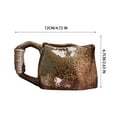 thumbnail image 3 of Vxdvou Pottery Kilns Special-shaped Mugs, Ceramic Rough Pottery Coffee Mugs, Handmade Nordic Style Coffee Cups for Kitchen & Home Decor, Unique Mug for Tea Lovers, 3 of 7