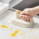 thumbnail image 1 of Cepillo de limpieza desechable MagicS con mango | Paño de esponja resistente para eliminar la suciedad de fregaderos, sartenes y platos | Mango ergonómico reutilizable para uso en seco o húmedo, 1 of 4