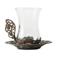 thumbnail image 1 of Taza de té con flores, vaso de vidrio, taza para jugo, té, leche, vaso para beber, tazas de espresso para graduación femenina, regalo de cumpleaños Rojo, 1 of 8