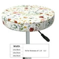 thumbnail image 4 of Daiia Wildflower Watercolor Stool Covers Round,Round Bar Stool Covers Waterproof Bar Chair Covers Washable Stool Cushion Slipcover for 12-14 Inch Chair-13 inch, 4 of 7
