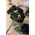 thumbnail image 3 of Flores artificiales Floroom, rosas falsas de espuma negra, 50 unidades, 3 of 5