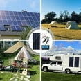 thumbnail image 3 of Panel solar de 300 W y 12 V, kit de panel solar, kit de cargador de batería con controlador de carga solar de 60 A para autocaravanas, yates, exteriores, jardines, iluminación Cisea UNOIU, 3 of 5