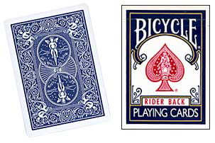 Bicycle 808 Rider Back BLANK BACK Spielkarten NEU 