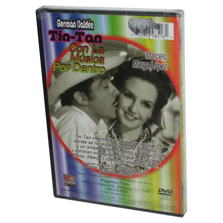 German Valdez Tin-Tan Con La Musica Por Dentro DVD - (Marcelo