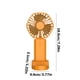 thumbnail image 3 of Fiudx Ventilador de Escritorio Usb, Recargable y Portátil, Alta Potencia, 3 Velocidades, Silencioso, Mini Ventilador Plegable, para Oficina, Hogar, Dormitorio, Tamaño Compacto (18,5 X 9,6 X 3,1 Cm)., 3 of 6