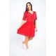 thumbnail image 1 of Vestido Casual Con Textura Al Frente Rojo Mundo Terra 026199, 1 of 3