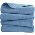 thumbnail image 1 of Polyte Quick Dry Lint Free Microfiber Hand Towel, 16 x 30 in, Set of 4 (Blue), 1 of 7