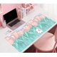 thumbnail image 4 of Kawaii Cartoon Rabbit Desk Mat Cute, Pink Tulip Desk Pad Anime Flowers Mousepad Extended Gaming Mouse Pad XXL 31.5"x15.75", Girl Gamer Keyboard Mouse, 4 of 4