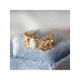 thumbnail image 4 of 1pc Vintage 3d Hollow Out Vine Pattern Design, Minimalist Japanese Style Open Ring For Women, Suitable For Daily Wear, 4 of 5