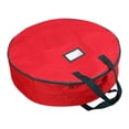 thumbnail image 2 of DOLITY Sac de Rangement pour Couronne de Noël avec Poignée Accessoires de Noël Anti-Poussière Rouge, 2 of 7