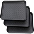 thumbnail image 1 of Set Of 3 Shoe Racks, Shoe Drip Tray Made Of Plastic, Small Shoe Mat, Drip Mat, Shelf, Shoe Tray, Shoe Tub, Drip Tray, 35x27x3 Cm, 1 of 4