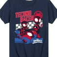 thumbnail image 3 of Marvel Spider-Man And His Amazing Friends - Techno Racer Morales - Toddler And Youth Short Sleeve Tee, 3 of 5