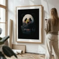 thumbnail image 3 of Astronaut Panda with Neon Paint Splash – Colorful Cosmic Art - Digital Art Astronaut Psychedelic Animal Surrealism Modern Art Space Wildlife Unframed Wall Art Print 12 x 18 inches, 3 of 16