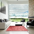 thumbnail image 7 of Ahgly Company Machine Washable Indoor Rectangle Transitional Red Area Rugs, 7' x 9', 7 of 7