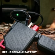 Swiss Tech Rechargeable Waterproof Plasma Arc Lighter, Black, Windproof, 0.33 lbs